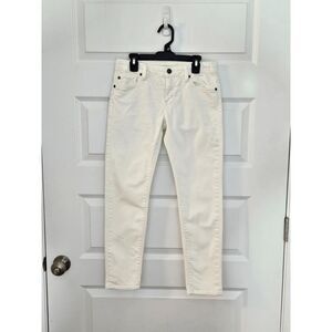 Ralph Lauren Denim & Supply White Jeans Women's Ultra Low Rise Skinny Size 27